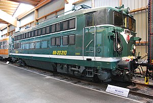 The BB 20210 in the Mulhouse Railway Museum