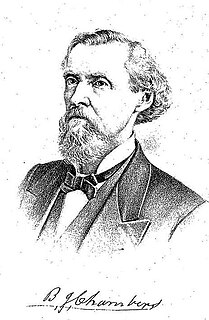 Barzillai J. Chambers American politician