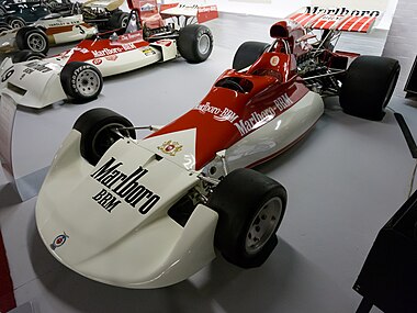 BRM P180 front-left Donington Grand Prix Collection.jpg