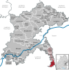 Balzheimin kunnan sijainti Alb-Donaun alueella