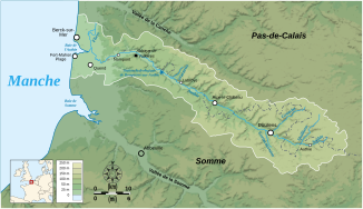 Catchment area of ​​the Authie