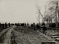 Bau einer Rollbahn bei Kol. Malin, am 10. Februar 1916