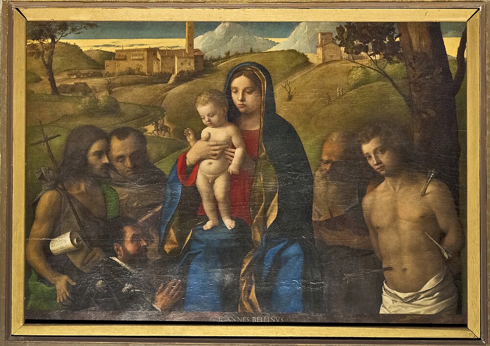 Bellini Giovanni, Madonna e santi (1507)
