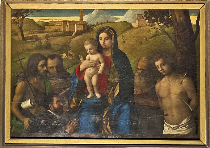 Bellini Giovanni, Madonna e santi (1507)