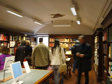 The Bibliotheca Medicea is also a fully modern scholarly library