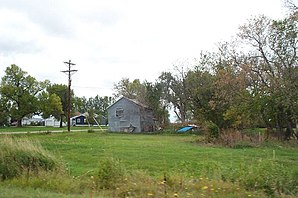 Typical street in Blanchard