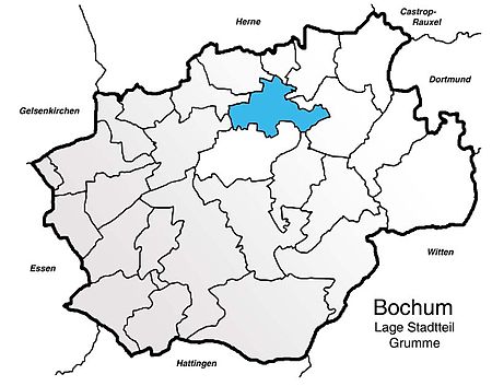 Bochum Lage Stadtteil Grumme