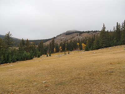 La montagne du Bodg Khan Uul, sur laquelle Ungern fait allumer de grands feux.