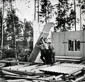 Bouw houten huis in Finland (2948562271).jpg