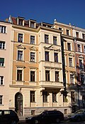 Apartment building in closed development