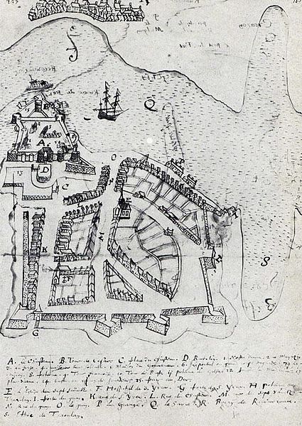 File:Brest et son château vers 1636.jpg