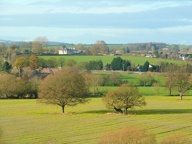View westwards from Ross-on-Wye towards Bridstow, showing part of the area traditionally known as Archenfield