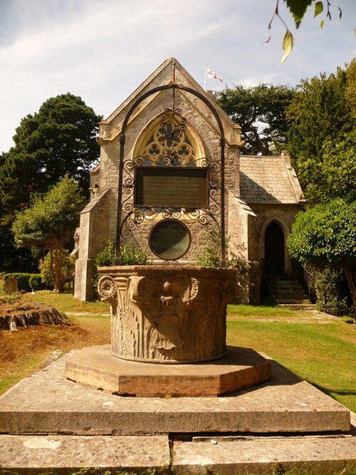 Grave of Cavendish-Bentinck on Brownsea Island