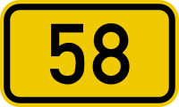 File:Bundesstraße 58 number.svg