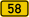 Bundesstraße 58 number.svg
