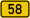 Bundesstraße 58 number.svg