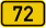 Bundesstrasse 72 number.svg