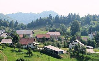 Butajnova Place in Upper Carniola, Slovenia