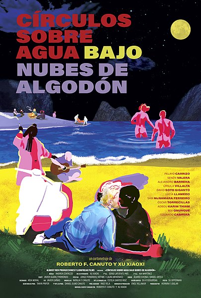 File:Círculos sobre agua bajo nubes de algodón Poster Oficial (dirigido por Roberto F. Canuto y Xu Xiaoxi).jpg