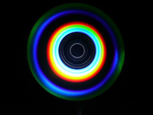 CD rainbow