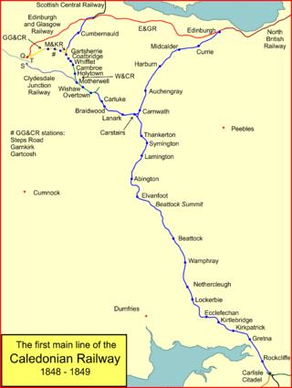 <span class="mw-page-title-main">Caledonian main line</span> Former railway line in Scotland