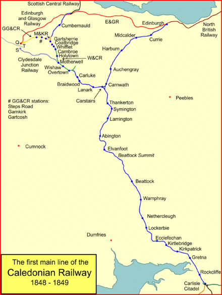 The Caledonian Railway first main line