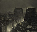 Paul Haviland: New York at night, veröffentlicht in Camera Work 46, 1914