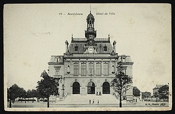 Nouvelle Mairie d'Asnières-sur-Seine depuis 1899