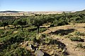 Vista hacia el Norte, hacia La Moraña, desde el extremo noroccidental del castro