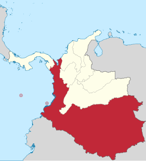 1863 Cauca State Cauca in Granadine Confederation.svg