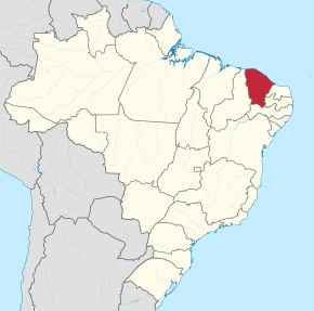 Kart over Ceará
