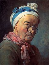 Autoportrait (pastel), Jean Siméon Chardin