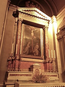 Église de San Giuliano (Albinos) - Crucifix intérieur par Giovan Battista Moroni 2.jpg