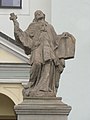 Kapisztrán Szent János szobra Skoczówban Lengyelország