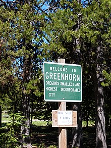 Градски знак - Greenhorn Oregon.jpg