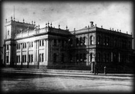 Trades Hall around the turn of the 20th century.