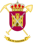 Escudo del Batallón de Zapadores X (BZAP-X)