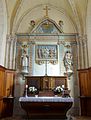 Commeny (95), église Saint-Martin, Commeny (95), église Saint-Martin, chœur, retable du chevet.JPG