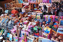Crafts/souvenirs market at Janitzio Island, Michoacan CraftsJanitzio.JPG