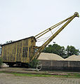 Polski: Dźwig we wrocławskim Porcie Miejskim English: Crane in riverport on Odra River in Wrocław, Poland