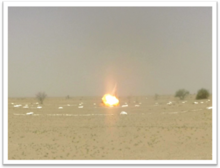 The test was conducted at the Pokhran Test Range (pictured taken during a test in 2019) DRDO Successfully Flight-Tested Guided Bomb From SU-30 MKI (2).png
