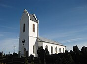 Dagstorps kyrka i Västra Karaby och Dagstorps församling i Lunds stift uppfördes 1861 på samma plats som den gamla medeltida kyrkan.