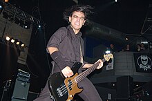 Bassist John Calabrese im November 2006 in Mailand