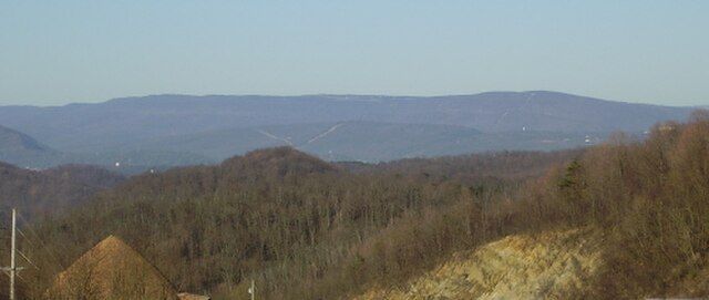 Dans Mountain, part of the Allegheny Front in Maryland