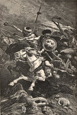 Hunok a catalaunumi csatában Alphonse de Neuville (1836–85)