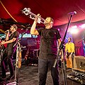 Bilder vom Zelt Musik Festival 2023 in Freiburg im Breisgau:Debout_sur_le_zinc am 14.07.2023 im Spiegelzelt