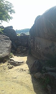 The area of Devil's Den where the Sharpshooter image was staged. Taken 25 May 2018.