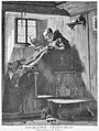Die Gartenlaube (1873) b 695.jpg Ueberall Löcher im Kirchengut – da thut’s halt kein Flicken mehr! Originalzeichnung von Ed. Grützner