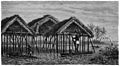 Die Gartenlaube (1879) b 405 2.jpg Pfahlhütten der Goajiro-Indianer im See von Maracaibo. Nach der Natur aufgenommen von A. Goering