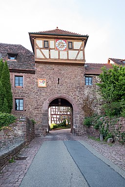 Vor dem Tor in Neckargemünd
